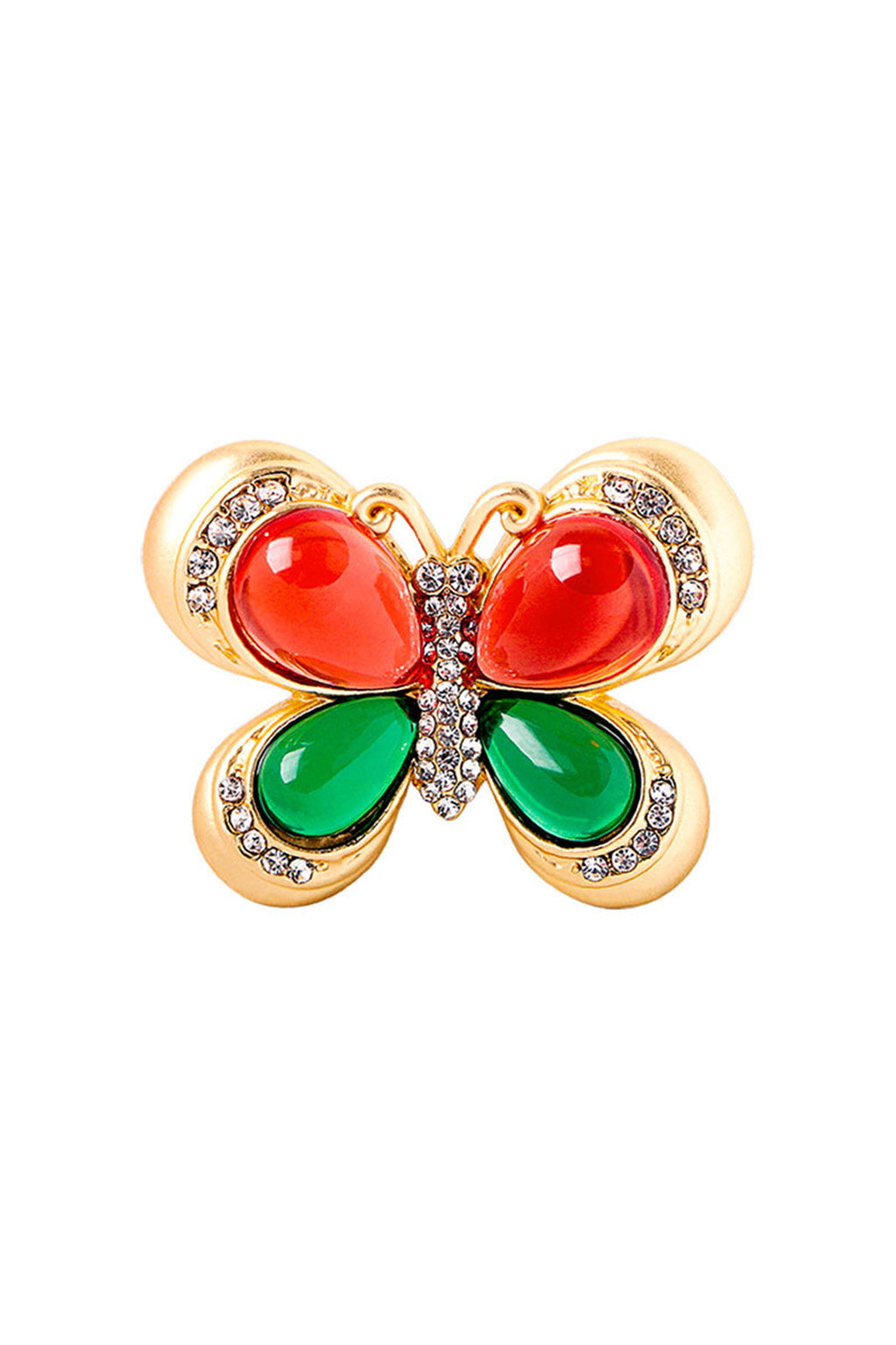 Butterfly Rhinestone Brooch PA4644