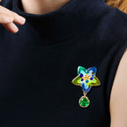 Star Rhinestone Brooch PA4645