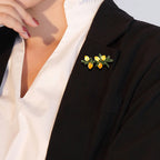 Floral Alloy Brooch PA4646
