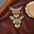 Butterfly Rhinestone Brooch PA4649
