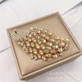 Elegant Rhinestone Peacock Brooch PA4660 - view 3