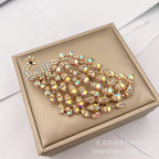 Elegant Rhinestone Peacock Brooch PA4660 - view 3