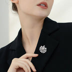 Peacock Rhinestone Brooch PA4661