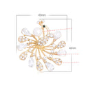 Peacock Rhinestone Brooch PA4661