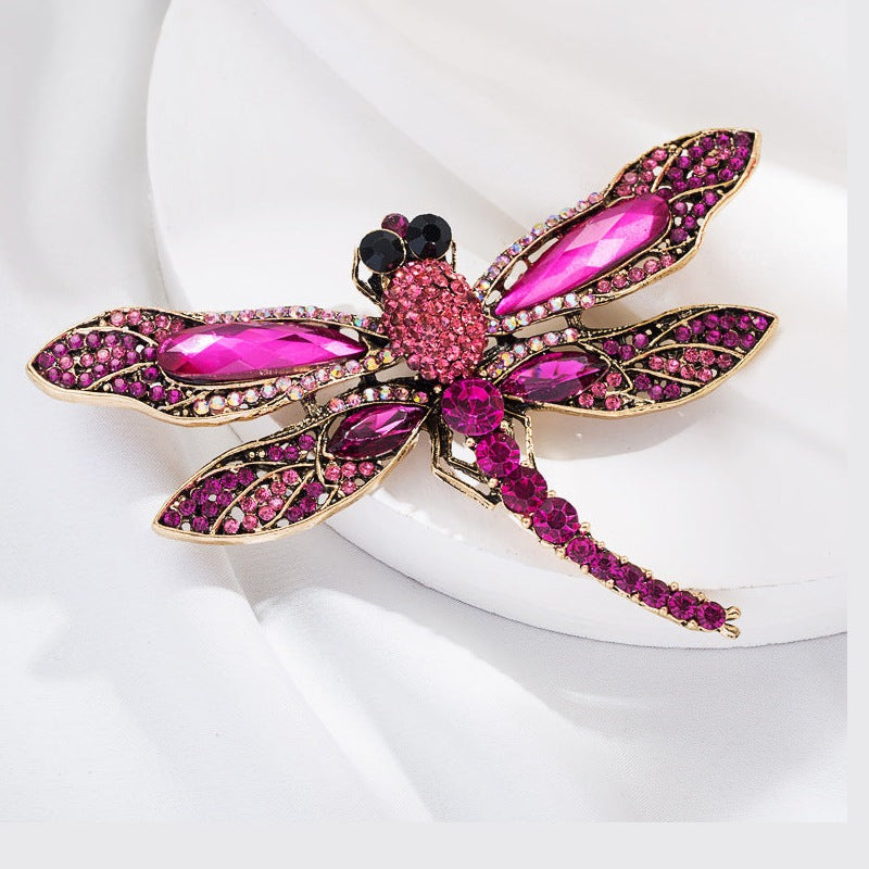 Dragonfly Rhinestone Brooch PA4679