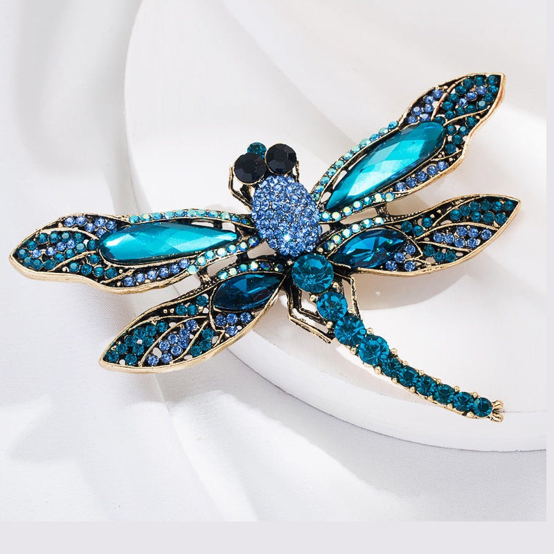 Dragonfly Rhinestone Brooch PA4679