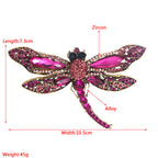 Dragonfly Rhinestone Brooch PA4679