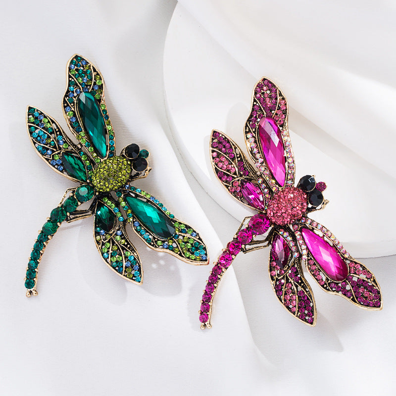 Dragonfly Rhinestone Brooch PA4679