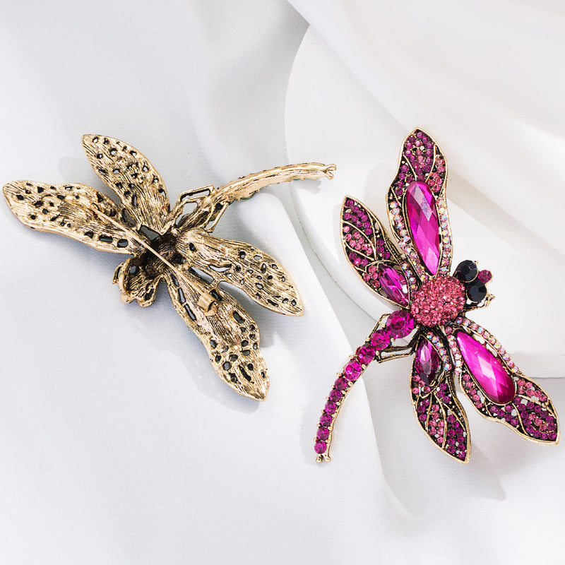 Dragonfly Rhinestone Brooch PA4679