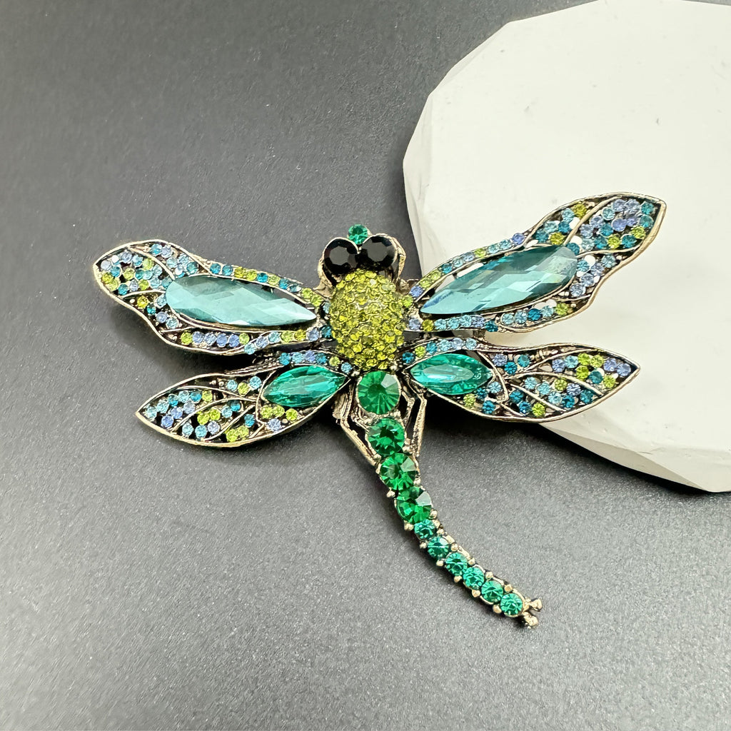 Dragonfly Rhinestone Brooch PA4679