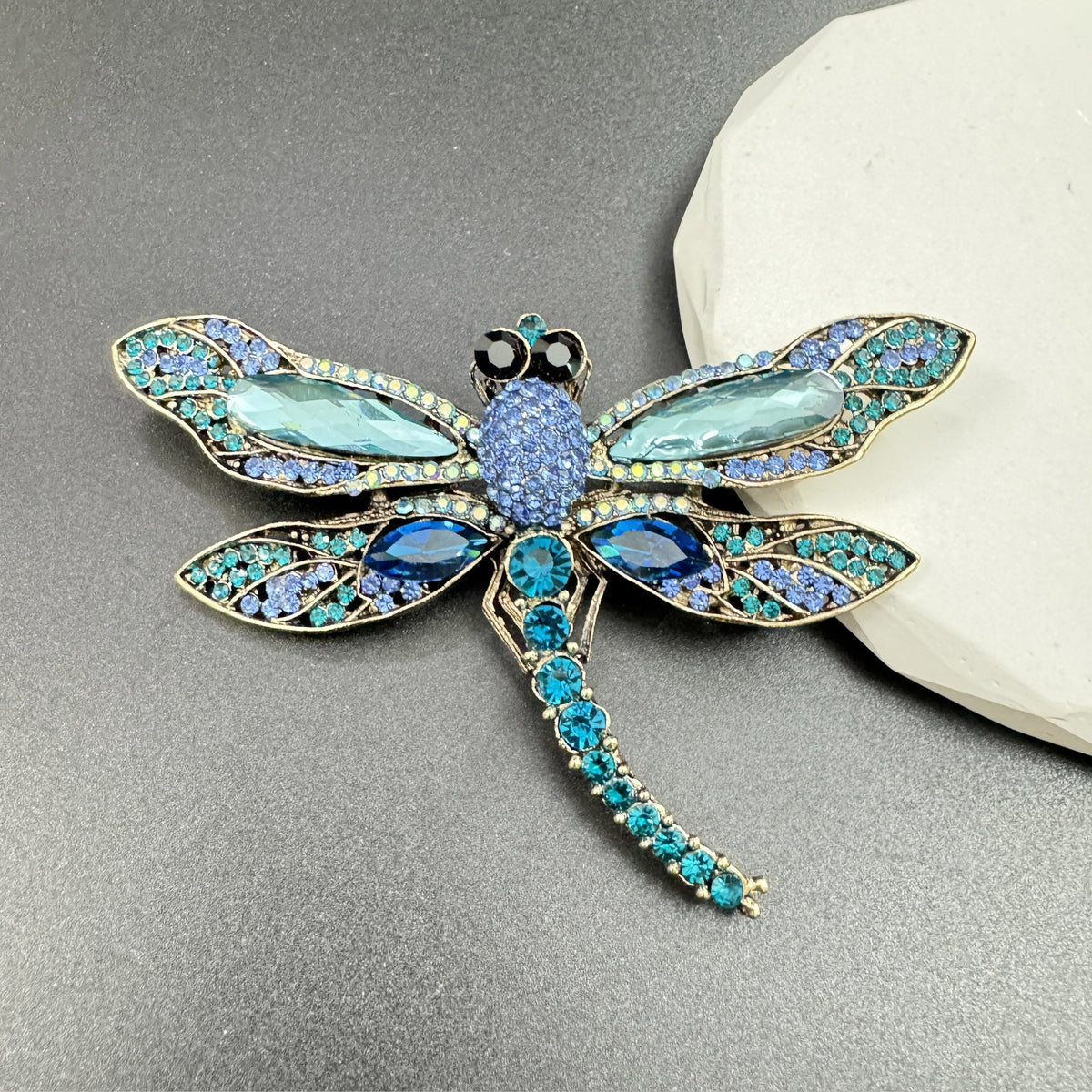 Dragonfly Rhinestone Brooch PA4679