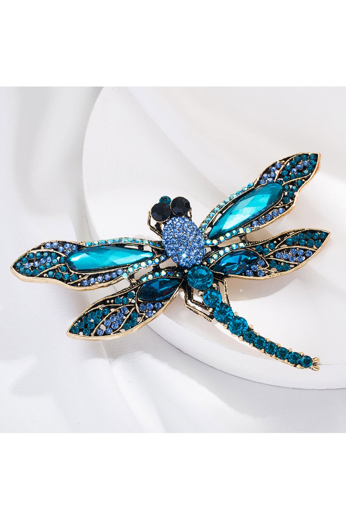 Dragonfly Rhinestone Brooch PA4679