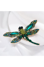 Dragonfly Rhinestone Brooch PA4679