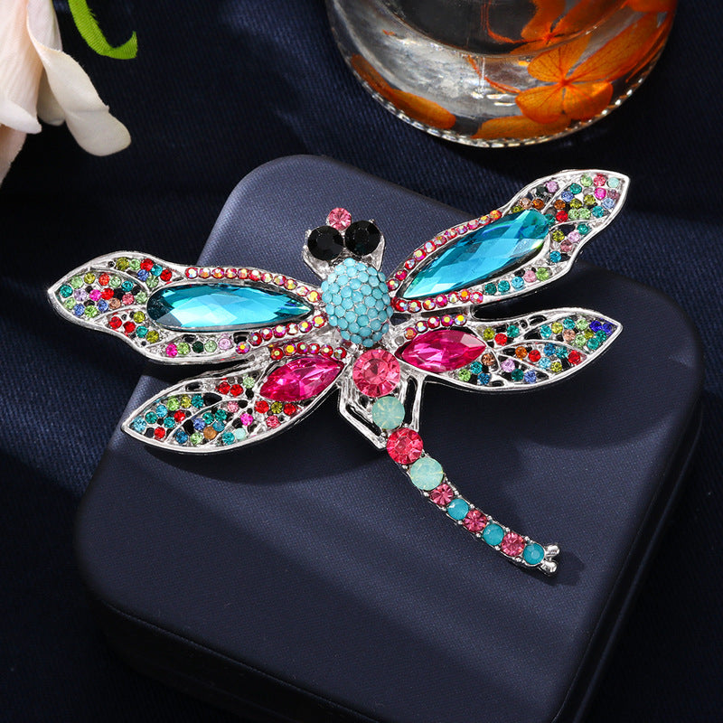 Dragonfly Rhinestone Brooch PA4679