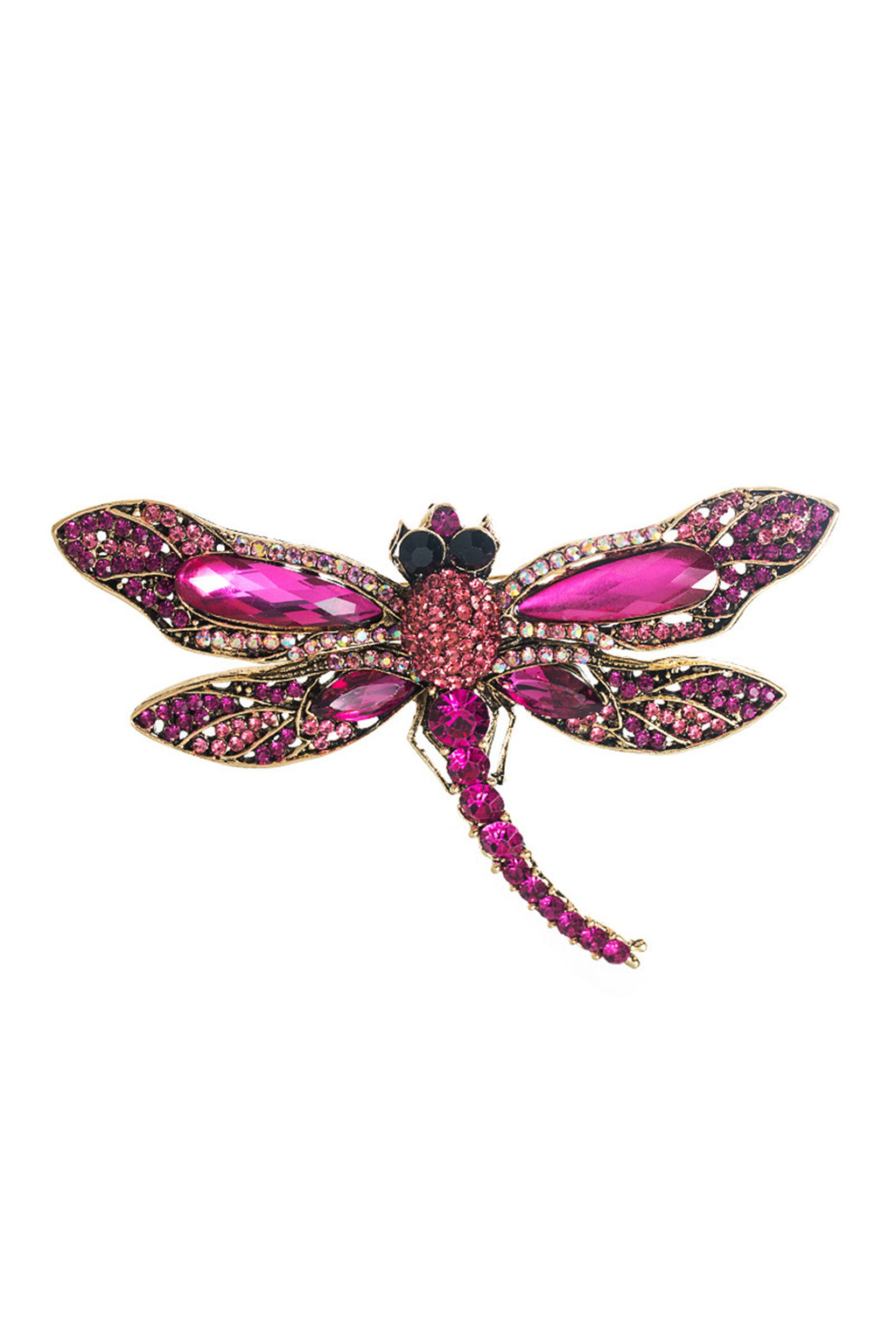 Dragonfly Rhinestone Brooch PA4679