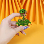 Snake Acrylic Brooch PA4703 - view 4