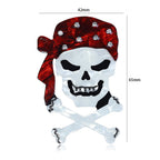 Skull Acrylic Brooch PA4705