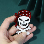 Skull Acrylic Brooch PA4705
