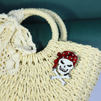Skull Acrylic Brooch PA4705