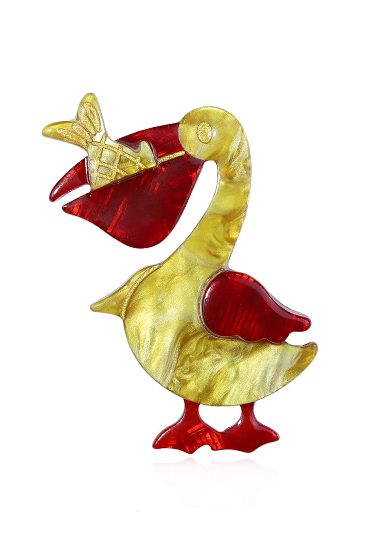 Goose Acrylic Brooch PA4709 - view 7