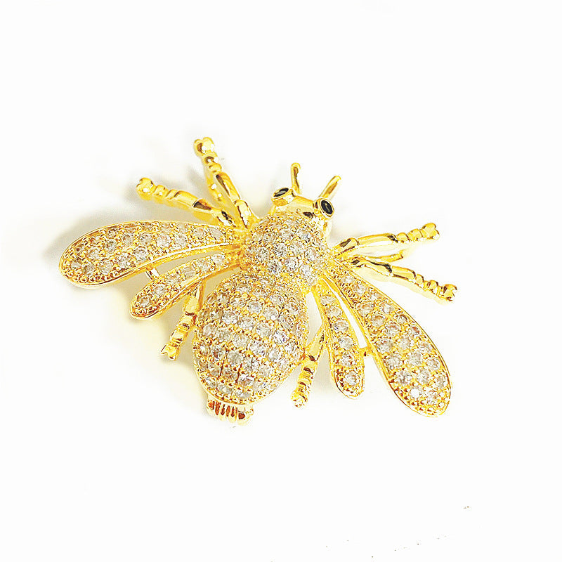 Geometry Cubic Zirconia Brooch PA4728
