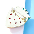 Strawberry Rhinestone Pin PA4759