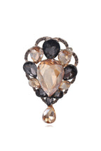 Teardrop Rhinestone Brooch PA4777