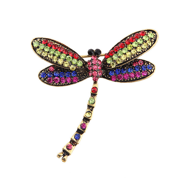 Dragonfly Rhinestone Brooch PA4785