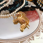 Elephant Rhinestone Brooch PA4799