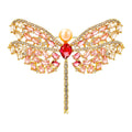 Dragonfly Cubic Zirconia Brooch PA4806