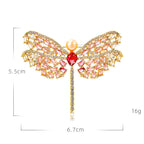 Dragonfly Cubic Zirconia Brooch PA4806