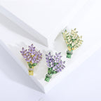 Floral Rhinestone Brooch PA4807