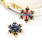 Alloy Crystal Hexagonal Star Brooch PA4811 - view 8