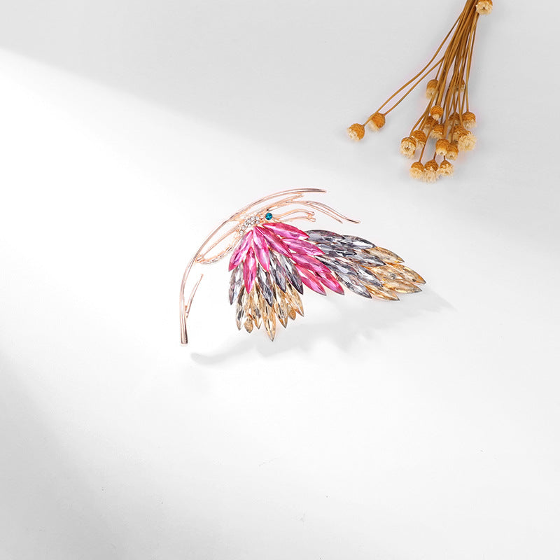 Butterfly Rhinestone Brooch PA4812