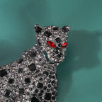 Leopard Rhinestone Brooch PA4813