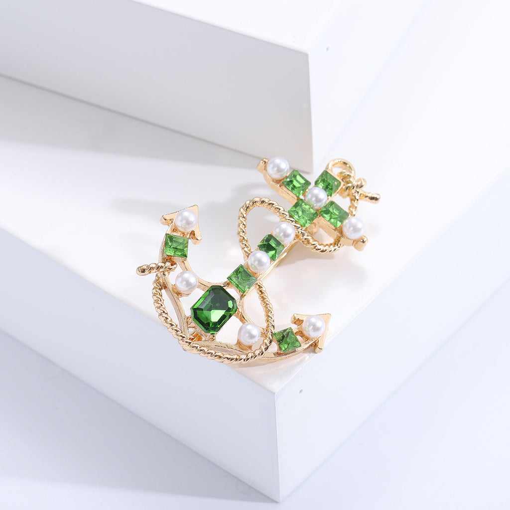 Ship's Anchor Alloy Brooch PA4825