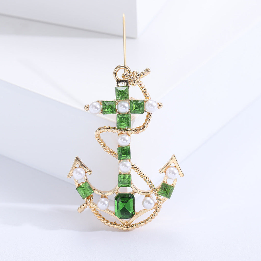 Ship's Anchor Alloy Brooch PA4825