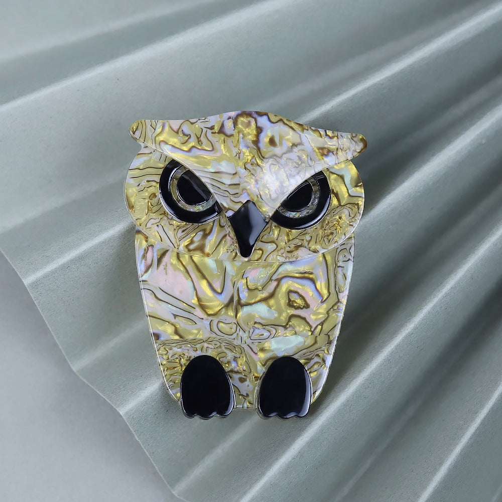 Owl Acrylic Brooch PA4832