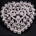 Heart Rhinestone Brooch PA4834