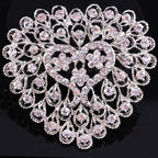 Heart Rhinestone Brooch PA4834