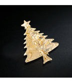 Christmas Tree Alloy Rhinestone Brooch PA4860 - view 6