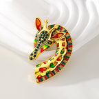 Giraffe Rhinestone Brooch PA4866