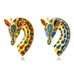 Giraffe Rhinestone Brooch PA4866
