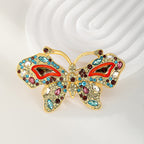 Butterfly Rhinestone Brooch PA4867 - view 5