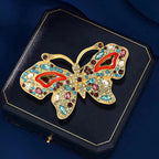 Butterfly Rhinestone Brooch PA4867 - view 6