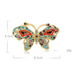 Butterfly Rhinestone Brooch PA4867 - view 3
