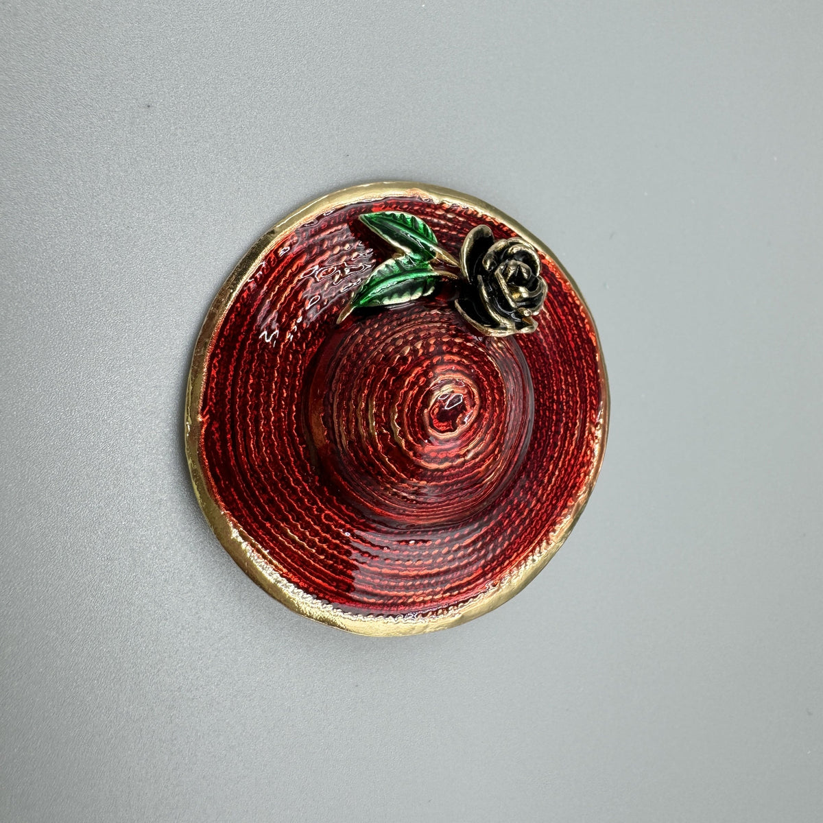 Camellia Hat Alloy Brooch PA4886