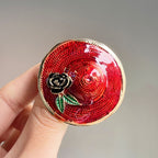 Camellia Hat Alloy Brooch PA4886