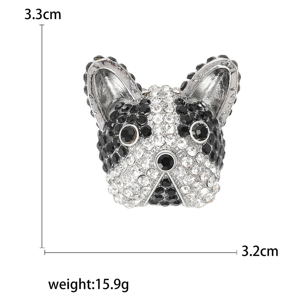 Dog Rhinestone Pin PA4909