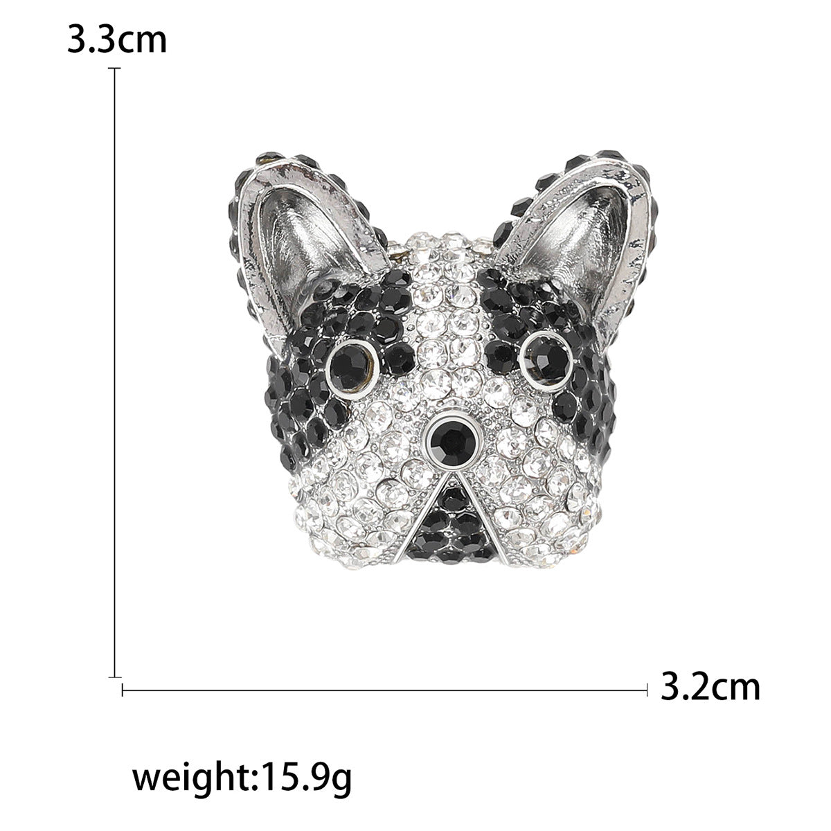 Dog Rhinestone Pin PA4909